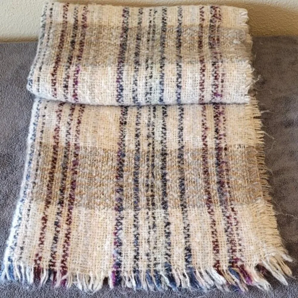 Extra Long Artisan Hand Loomed Scarf